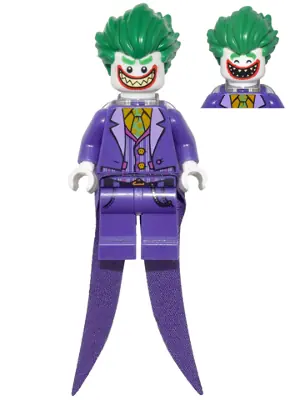 SH0353:  The Joker - Long Coattails, Smile with Pointed Teeth Grin, Neck Bracket