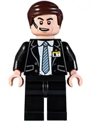 Minifigurka: SH0369:  Agent Phil Coulson - Striped Tie