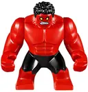 Minifigurka: SH0370:  Red Hulk - Giant, Yellow Eyes