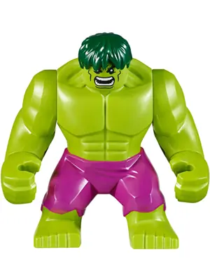 SH0371:  Hulk - Giant, Magenta Pants, Dark Green Hair