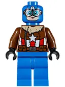 Minifigurka: SH0374:  Pilot Captain America