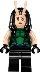 Minifigurka: SH0383:  Mantis - Vest with Dark Blue Trim