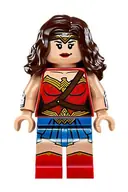 Minifigurka: SH0393:  Wonder Woman - Red Torso, Blue Skirt