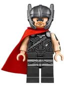 Minifigurka: SH0409:  Thor - Helmet, Narrow Cape