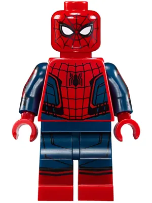 SH0420:  Spider-Man - Black Web Pattern, Red Torso Small Vest, Red Boots