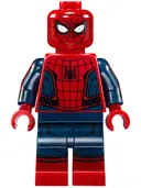 Minifigurka: SH0420:  Spider-Man - Black Web Pattern, Red Torso Small Vest, Red Boots