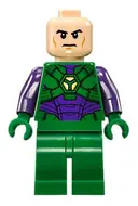 Minifigurka: SH0459:  Lex Luthor - Green and Dark Purple Light Armor