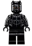 Minifigurka: SH0466:  Black Panther - Reddish Brown Eyes
