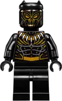 Minifigurka: SH0477:  Erik Killmonger (Golden Jaguar)