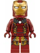 Minifigurka: SH0498:  Iron Man - Mark 43 Armor, Trans-Clear Head