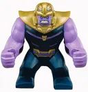 Minifigurka: SH0504:  Thanos - Large Figure, Dark Blue Outfit, Medium Lavender Arms, Pearl Gold Helmet