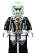 Minifigurka: SH0508:  Ebony Maw - Light Aqua Head
