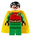 Minifigurka: SH0514:  Robin - Red Mask, Juniors Cape