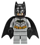 Minifigurka: SH0531:  Batman, Medium Nougat Face, Light Bluish Gray Suit