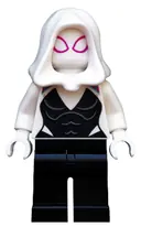 Minifigurka: SH0543:  Ghost-Spider / Spider-Gwen (Gwen Stacy) - Black Legs, White Hood