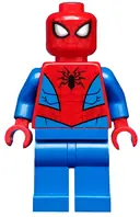 Minifigurka: SH0546:  Spider-Man - Dark Red Web Pattern, Blue Legs