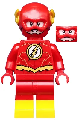 SH0549:  The Flash - Gold Outlines on Chest and Yellow Boots