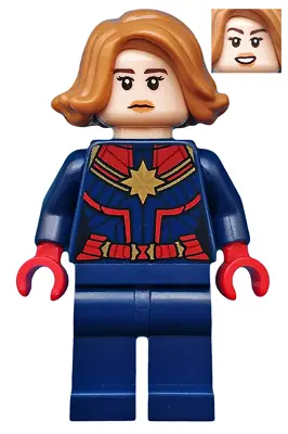 SH0555:  Captain Marvel (Carol Danvers) - Medium Nougat Hair