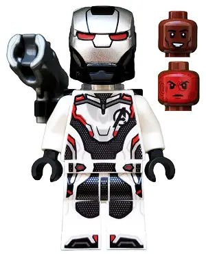 SH0564:  War Machine - White Jumpsuit with Shooter