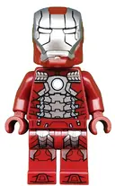 Minifigurka: SH0566:  Iron Man - Mark 5 Armor, Trans-Clear Head