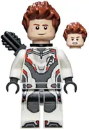 Minifigurka: SH0570:  Hawkeye - White Jumpsuit, Quiver