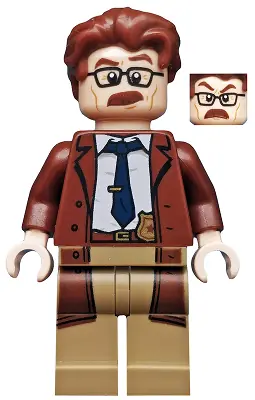 SH0591:  Commissioner Gordon - Reddish Brown Hair and Coat