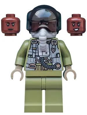 SH0597A:  Maria Rambeau - Black Helmet and Oxygen Mask