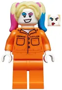 Minifigurka: SH0599:  Harley Quinn - Prison Jumpsuit