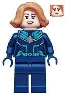 Minifigurka: SH0605:  Captain Marvel (Carol Danvers) - 'Vers' Kree Starforce Uniform