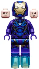 Minifigurka: SH0610:  Rescue (Pepper Potts) - Dark Purple Armor