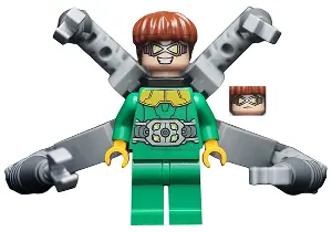 SH0616:  Dr. Octopus (Otto Octavius) / Doc Ock - Green Outfit, Long Mechanical Arms without Stickers