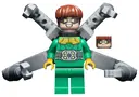 Minifigurka: SH0616:  Dr. Octopus (Otto Octavius) / Doc Ock - Green Outfit, Long Mechanical Arms without Stickers