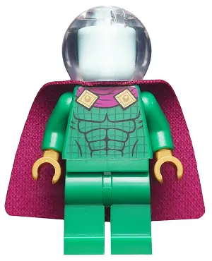 SH0620:  Mysterio - Light Aqua Head, Trans-Clear Helmet