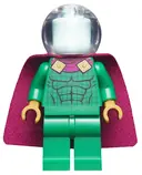Minifigurka: SH0620:  Mysterio - Light Aqua Head, Trans-Clear Helmet