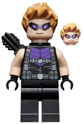SH0626:  Hawkeye - Black and Dark Purple Suit, Quiver, Goggles