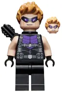 Minifigurka: SH0626:  Hawkeye - Black and Dark Purple Suit, Quiver, Goggles