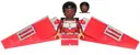 Minifigurka: SH0642:  Falcon - Red, Brick Built Wings
