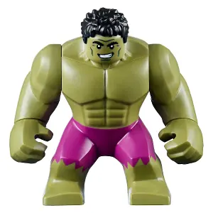 SH0643:  Hulk - Giant, Magenta Pants, Black Hair