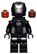 Minifigurka: SH0646:  War Machine - Black and Silver Armor with Neck Bracket
