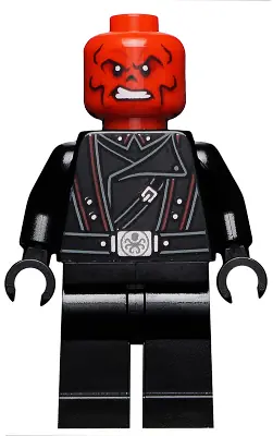 SH0652:  Red Skull - Black Belt