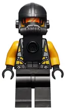 Minifigurka: SH0653:  AIM Agent - Neck Bracket on Front
