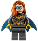 Minifigurka: SH0658:  Batgirl - Minifigure, Dark Bluish Gray Suit (Rebirth)