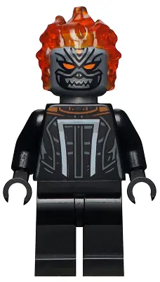 SH0678:  Ghost Rider, Roberto 'Robbie' Reyes - Flat Silver Head