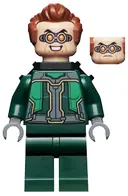 Minifigurka: SH0687:  Dr. Octopus (Otto Octavius) / Doc Ock - Dark Green Suit, Neck Bracket