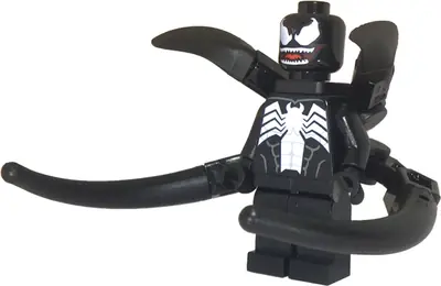 SH0711:  Venom - White Teeth Parted, 4 Back Appendages Medium