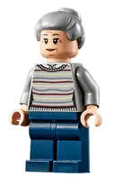 Minifigurka: SH0721:  Aunt May - Light Bluish Gray Sweater