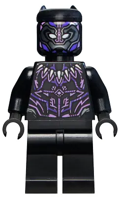SH0728:  Black Panther - Dark Purple and Lavender Highlights