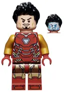 Minifigurka: SH0731:  Iron Man - Mark 85 Armor, Hair