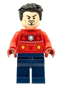 Minifigurka: SH0760:  Tony Stark - Holiday Sweater