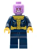 Minifigurka: SH0761:  Thanos - Minifigure, Dark Blue and Gold Outfit, Dark Blue Arms, Pearl Gold Hands, Plain Legs